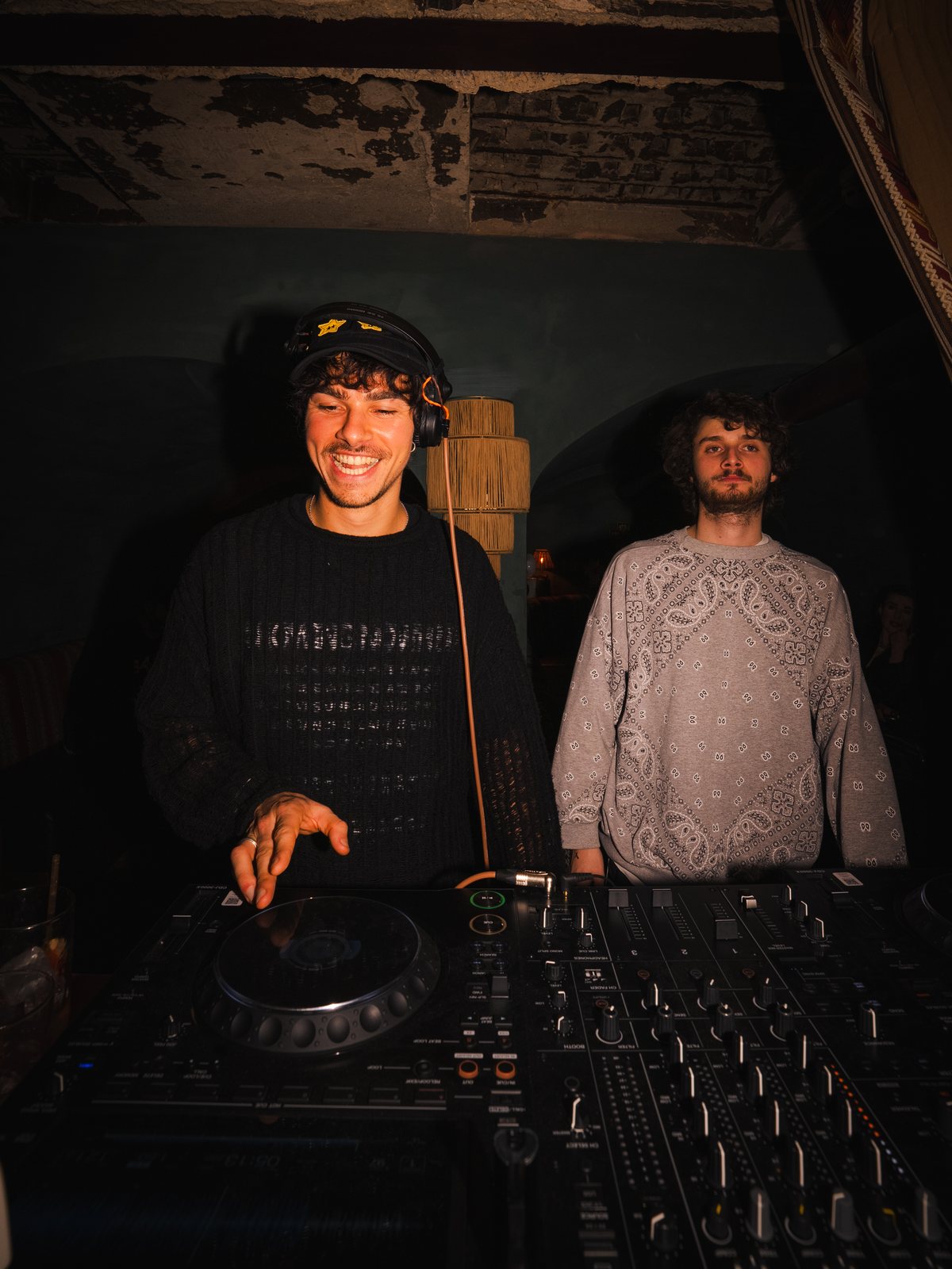 Behind the decks at MAYA.